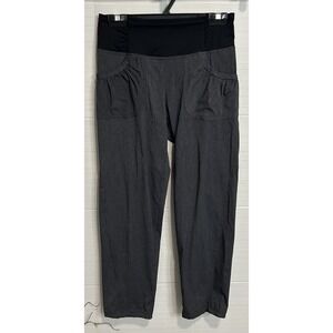 PrAna Summit Charcoal Activewear Pullon Pant Small‎ Short, Outdoor Hiking